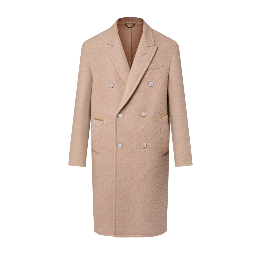 Doubleface Silk And Wool-Blend Double-Breasted Coat - Ready-to